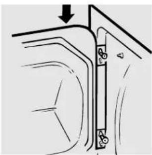 HOTPOINT NJSR453EWWW - Reversing the Door - 2