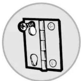 HOTPOINT NJSR453EWWW - Reversing the Door - 1