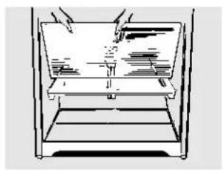HOTPOINT HTT15BBMWW - Gavetas idénticas con cubierta de vidrio Para retirarlas: - 1
