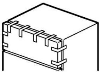 HOTPOINT HTT18EBMWW - ② REMOVE THE FROZEN FOOD COMPARTMENT DOOR - 1