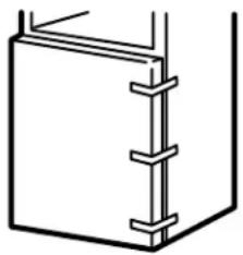 HOTPOINT HTT18EBMWW - REMOVE THE FRESH FOOD DOOR - 1