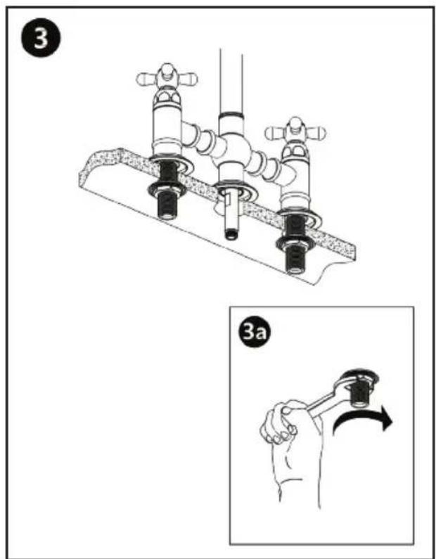 ZLine Dali DAL-KF-CH - DOUBLE HANDLE FAUCETS - 3