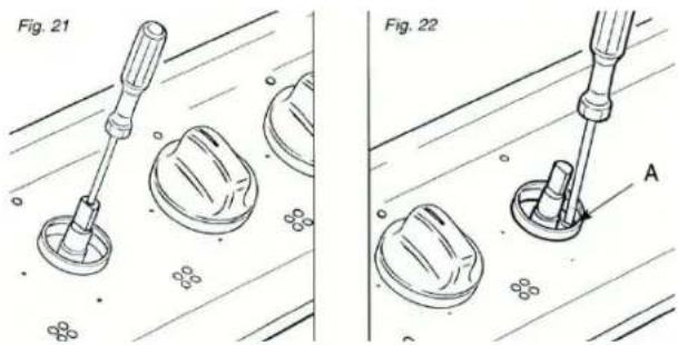 OMEGA OCG64FFETGG - LUBRICATION OF THE GAS TAPS - 1