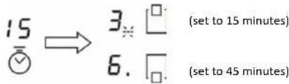 Technika 2RSS-5 - If the timer is set on more than one zone: - 1