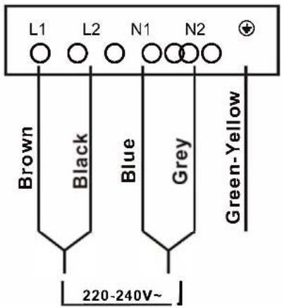 Technika 2RSS-5 - Connecting the cooktop to the mains power supply - 3