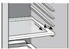 WESTINGHOUSE WSE6970PA - Slide out glass shelves - 1