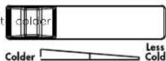WESTINGHOUSE WBE4502WC - TOP MOUNT FREEZER TEMPERATURE ADJUSTMENT - 3