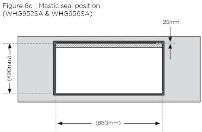 WESTINGHOUSE WHG646WA - WARNING - 2