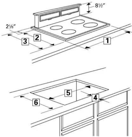 GE Profile JVB37ACC - 30"COOKTOP/DOWNDRAFT UNIT JVB37 - 1