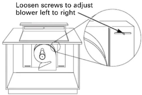 GE Profile JVB37HCC - Side-to-Side Adjustments - 1