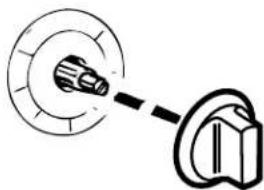 GE ZX2JYSS - Control knob - 1