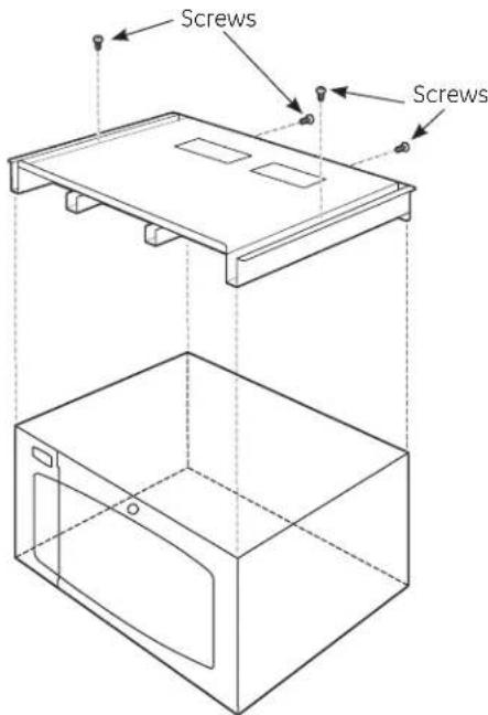 GE JX7227DFBB - INSTALL BOTTOM BRACKET AND BOTTOM DUCT - 2