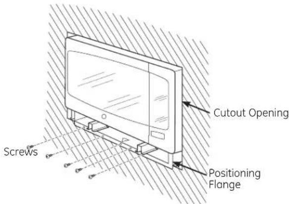 GE JX7227DFBB - INSTALL MICROWAVE OVEN INTO CABINET - 2