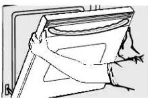 GE JTP30CMCC - Para quitar la puerta: - 2