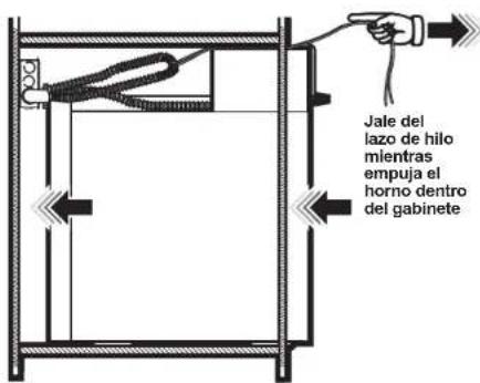 GE Profile PK7500FMDS - DESLICE EL HORNO DENTRO DE LA ABERTURA - 1