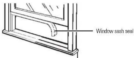GE ASM08FC - Install the Case in the Window - 1