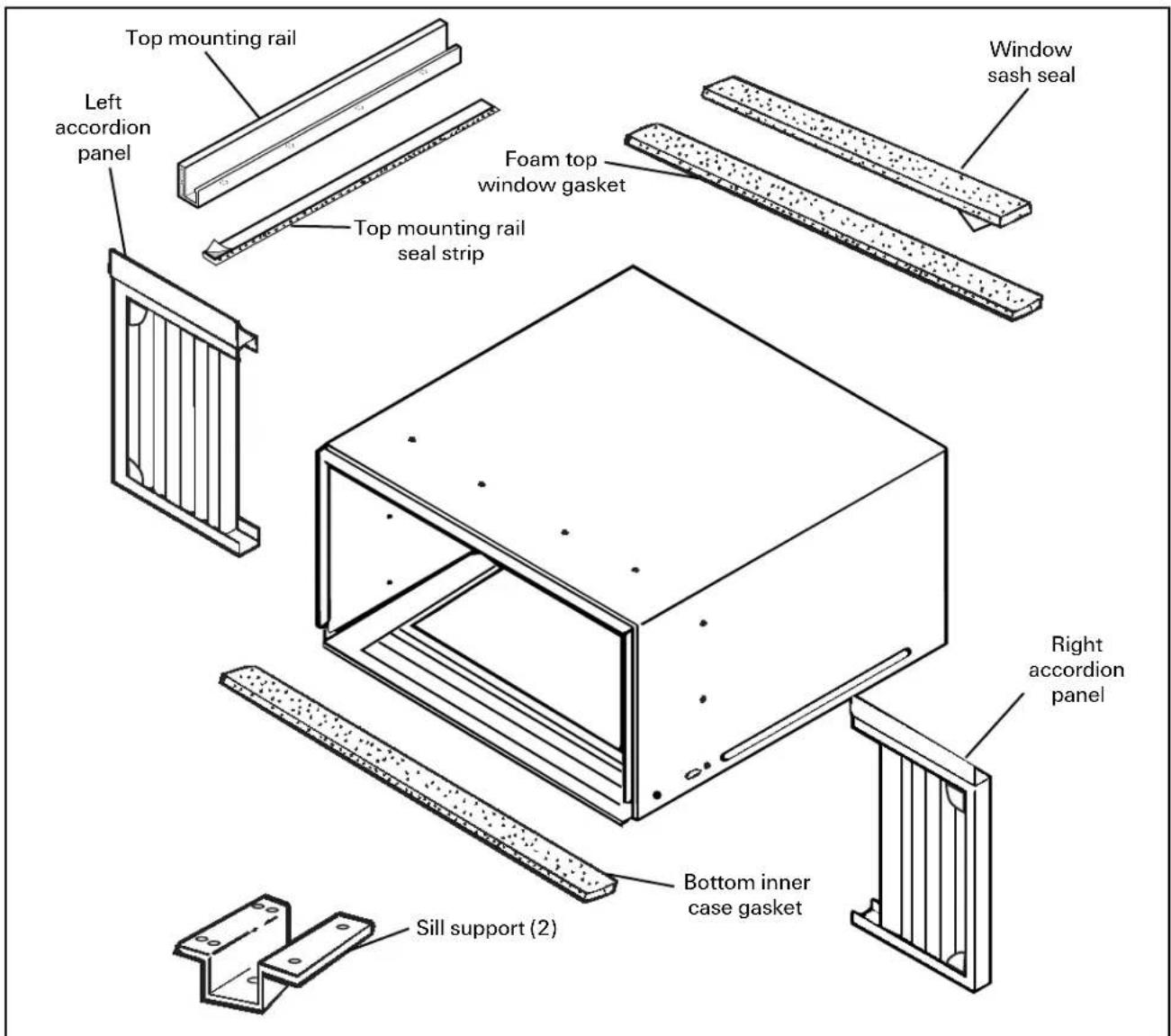 GE ASM08FC - Window Installation Instructions. - 1