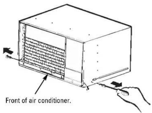 GE ASM08FC - Remove the Air Conditioner From the Case - 1