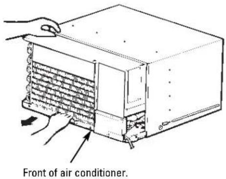 GE ASM08FC - Remove the Air Conditioner From the Case - 2