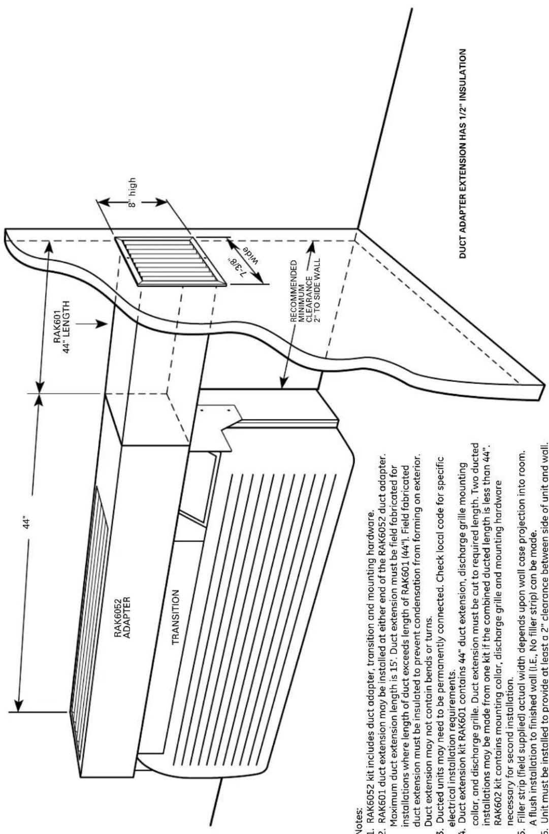 GE AZ38H15EAD - Replacements of Existing Ducted Units - 1