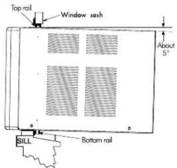 GE AHEK08AC - INSTALL THE AIR CONDITIONER IN THE WINDOW - 1