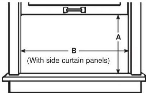 GE AHEK08AC - WINDOW REQUIREMENTS - 1