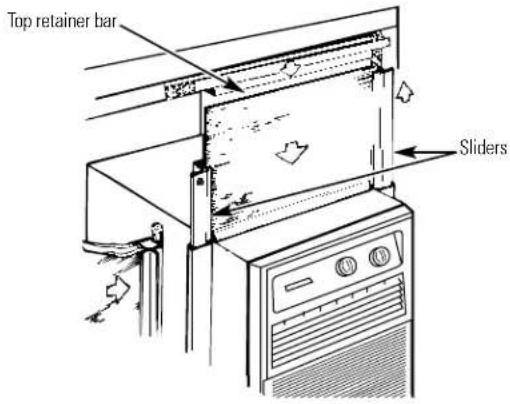 GE AVX08FC - Install the Filler Panel - 1