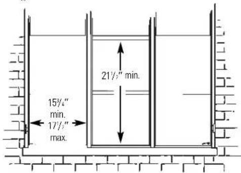 GE AVX08FC - Window Requirements - 2
