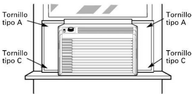 GE AGQ05LB - ⑤ INSTALE EL ACONDICIONADOR DE AIRE EN LA VENTANA - 2