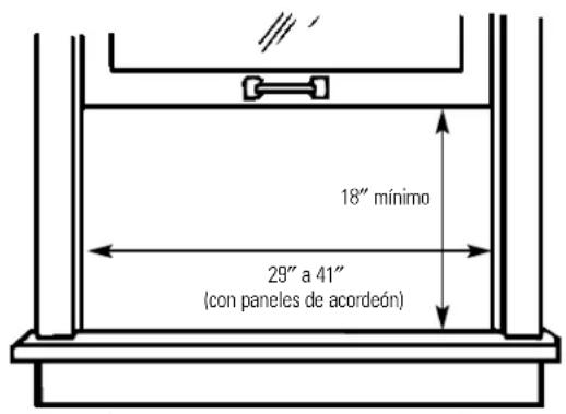 GE AGQ18DC - ① REQUISITOS PARA LA VENTANA - 1