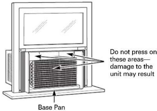 GE AEE08AK - INSTALL THE AIR CONDITIONER IN THE CASE - 1