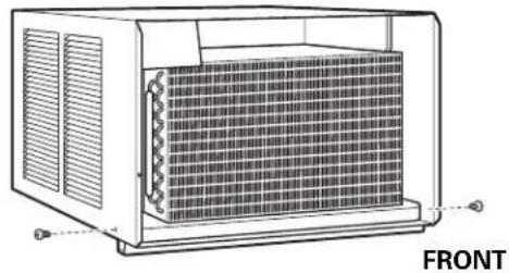 GE AEE08AK - ③ REMOVE THE AIR CONDITIONER FROM THE CASE - 4