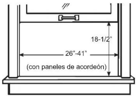 GE AEL18DX - REQUISITOS PARA LA VENTAN - 1