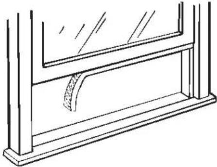 GE AEL18DX - PREPARE THE WINDOW AND INSTALL THE CASE - 1