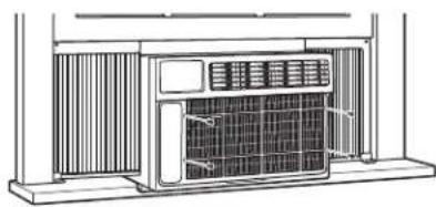 GE AEL18DX - INSTALL THE AIR CONDITIONER IN THE CASE (continues) - 4