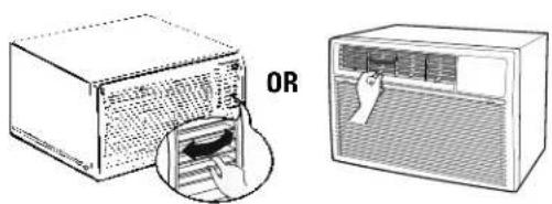 GE ASF24DB - Air Direction—Side-to-Side (on some models) - 1