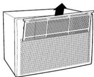 GE ASF24DB - To remove (on some models): - 1