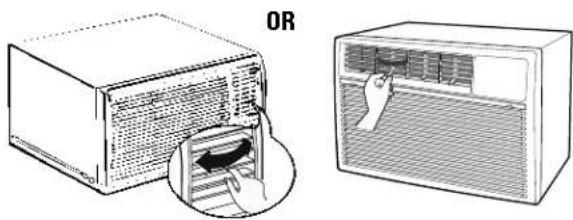 GE ASF24DB - Air Direction—Side-to-Side - 1