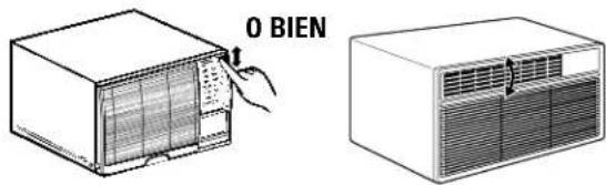 GE ASF24DB - Dirección del aire—Hacia arriba y hacia abajo (en algunos modelos) - 1