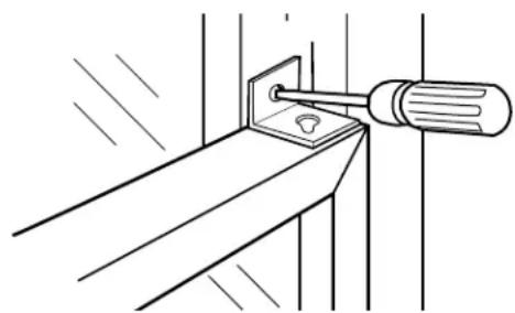 GE ASF24DB - ⑦ INSTALL THE SECURITY BRACKET AND THE FOAM TOP WINDOW GASKET - 1
