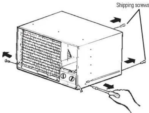 GE AGQ12AJ - ③ REMOVE THE AIR CONDITIONER FROM THE CASE - 1