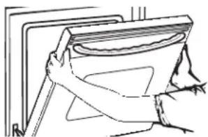 GE JT5000BLTS - To replace the door: - 2