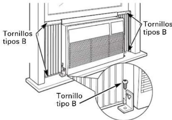 GE ASH06LC - ④ INSTALE EL ACONDICIONADOR DE AIRE EN LA VENTANA (CONT.) - 1