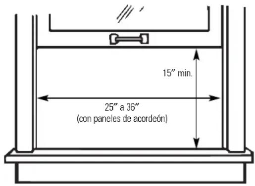 GE AGW12AK - ① REQUISITOS PARA LA VENTANA - 1