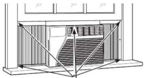 GE AEM05LV - INSTALL THE AIR CONDITIONER IN THE WINDOW - 1