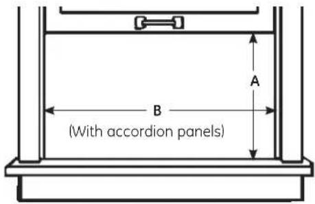 GE AEM05LV - WINDOW REQUIREMENTS - 1