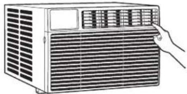 GE AEM05LV - Dirección del aire - 1