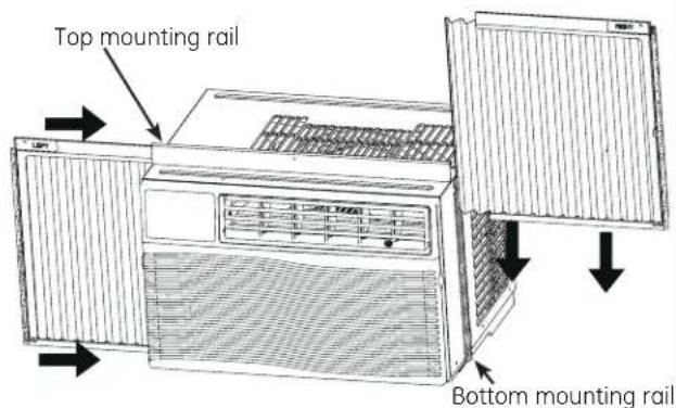 GE AEM05LV - PREPARE THE AIR CONDITIONER (cont.) - 2