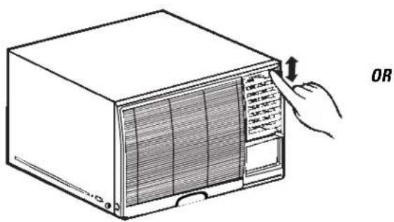 GE ASV10AB - Air Direction – Up and Down (on some models) - 1