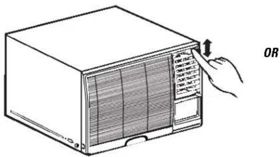GE ASV18DB - Air Direction – Up and Down (on some models) - 1